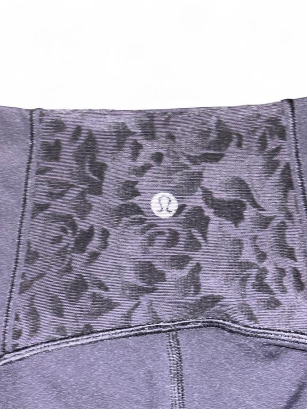 lululemon athletica Purple and Black Patterned Leggings